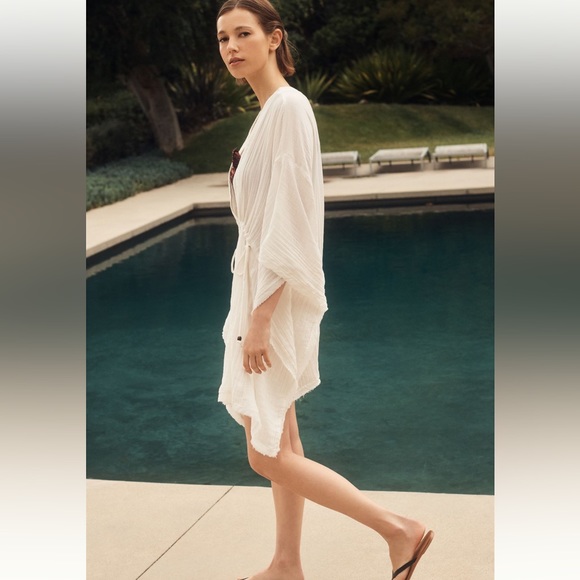 Anthropologie Pintuck Tunic Coverup - Picture 4 of 4